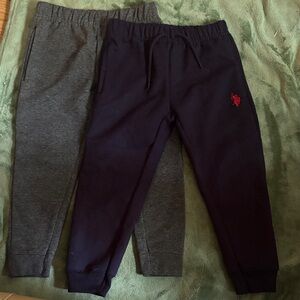 Bundle of U.S. Polo Assn. Kids' Gray and Black Joggers